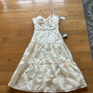 Nordstrom Cream Lace Maxi Dress